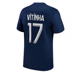 Herren Fußballbekleidung Paris Saint-Germain Vitinha Ferreira #17 Heimtrikot 2022-23 Kurzarm